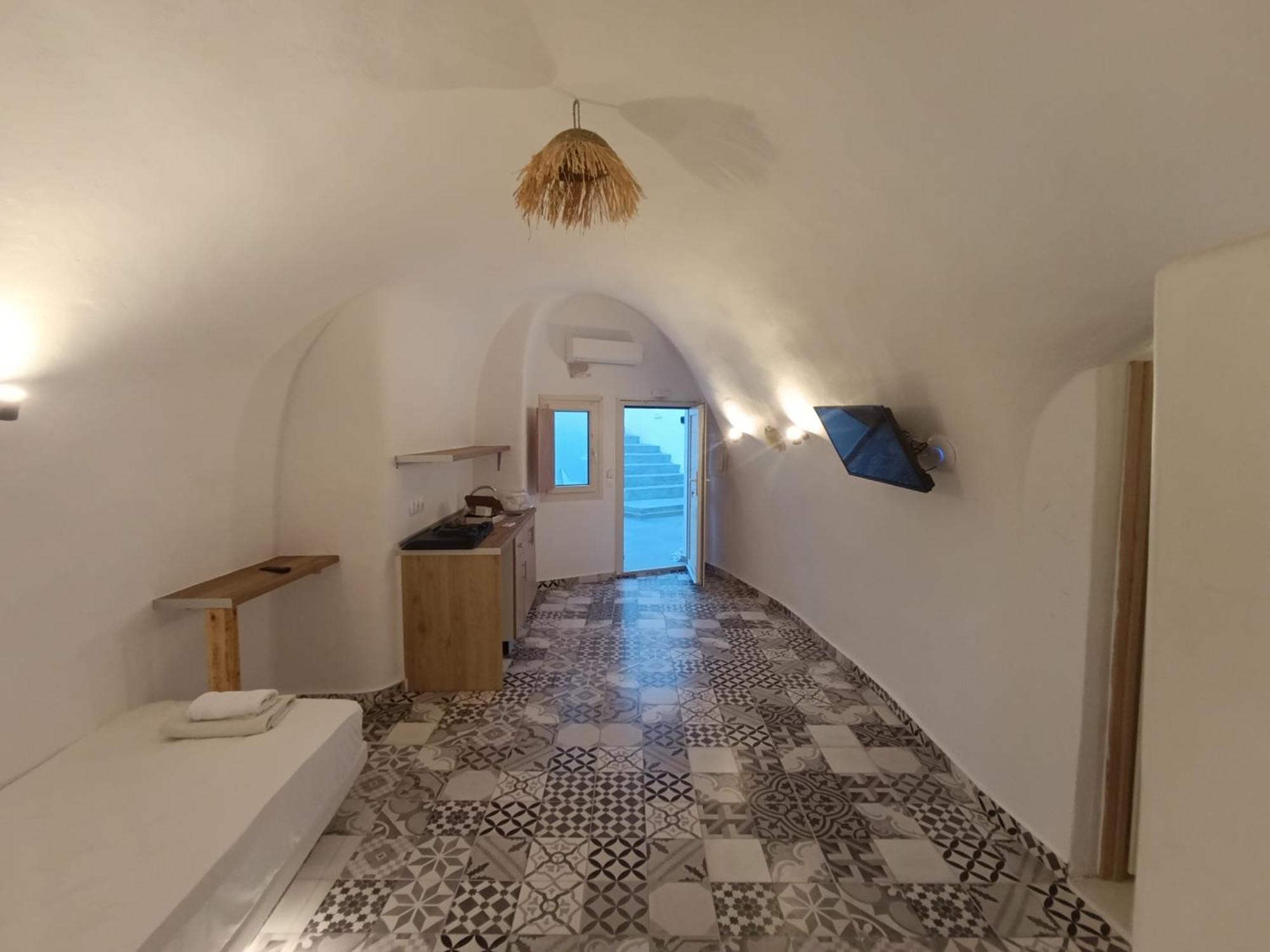 Cycladic Center Cave Rooms Firá Buitenkant foto